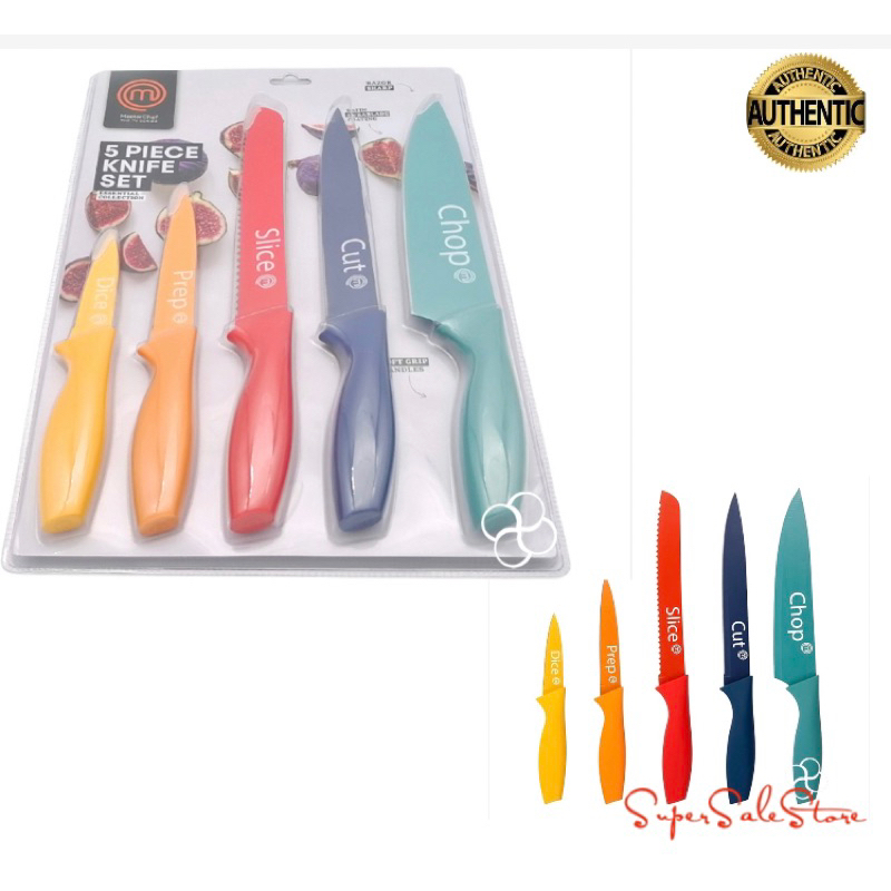 MasterChef 5-Piece Colored Knife Set | Shopee Philippines