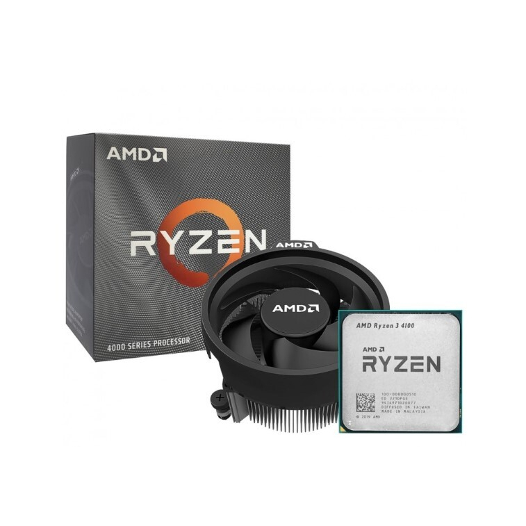 AMD Ryzen 3 4100 4-Cores, 8-Threads Desktop Processor(TRAY TYPE) with CPU FAN