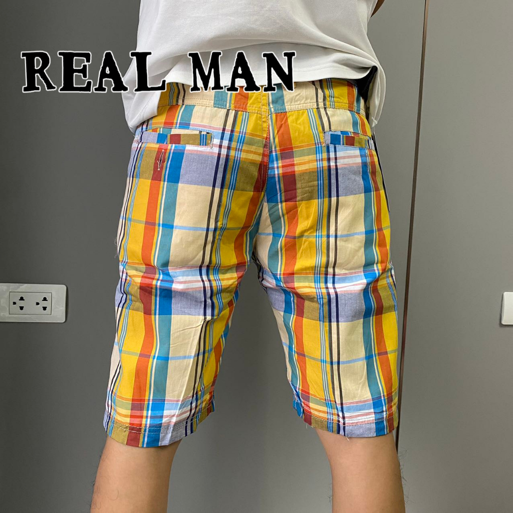 2220 Reversible checkered shorts for men 4 pocket high quality fabric