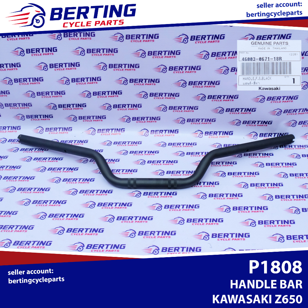HANDLEBAR HANDLE BAR Kawasaki Z650 Genuine 46003-0671-18R | Shopee ...