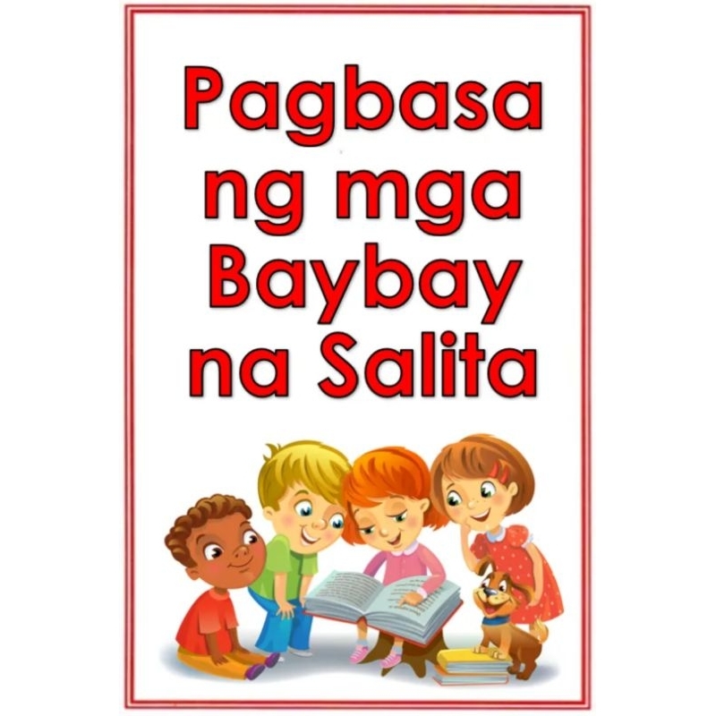 Pagbasa ng mga Baybay sa Salita (27 pages) free bookbind | Shopee ...