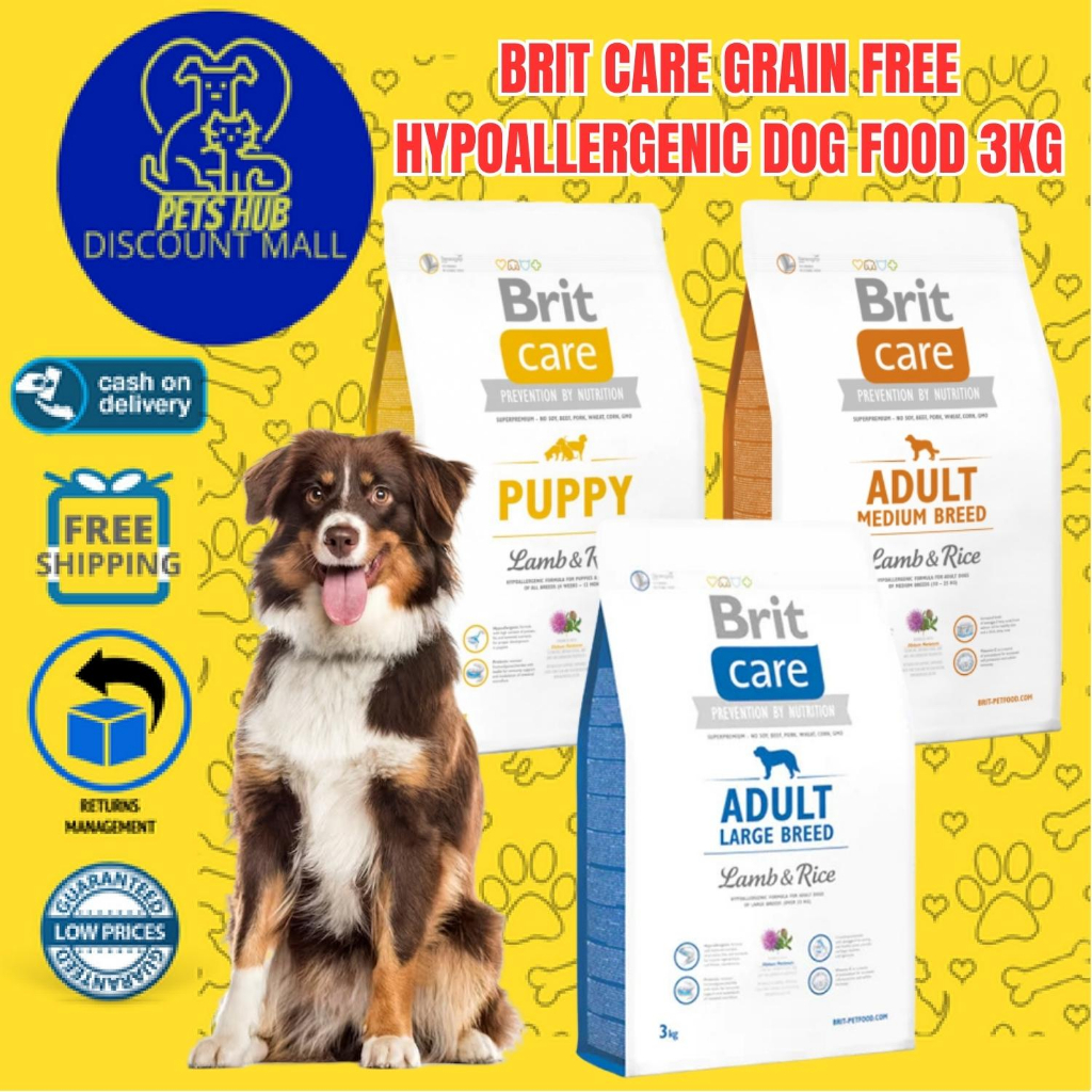 Grain free outlet hypoallergenic dog food