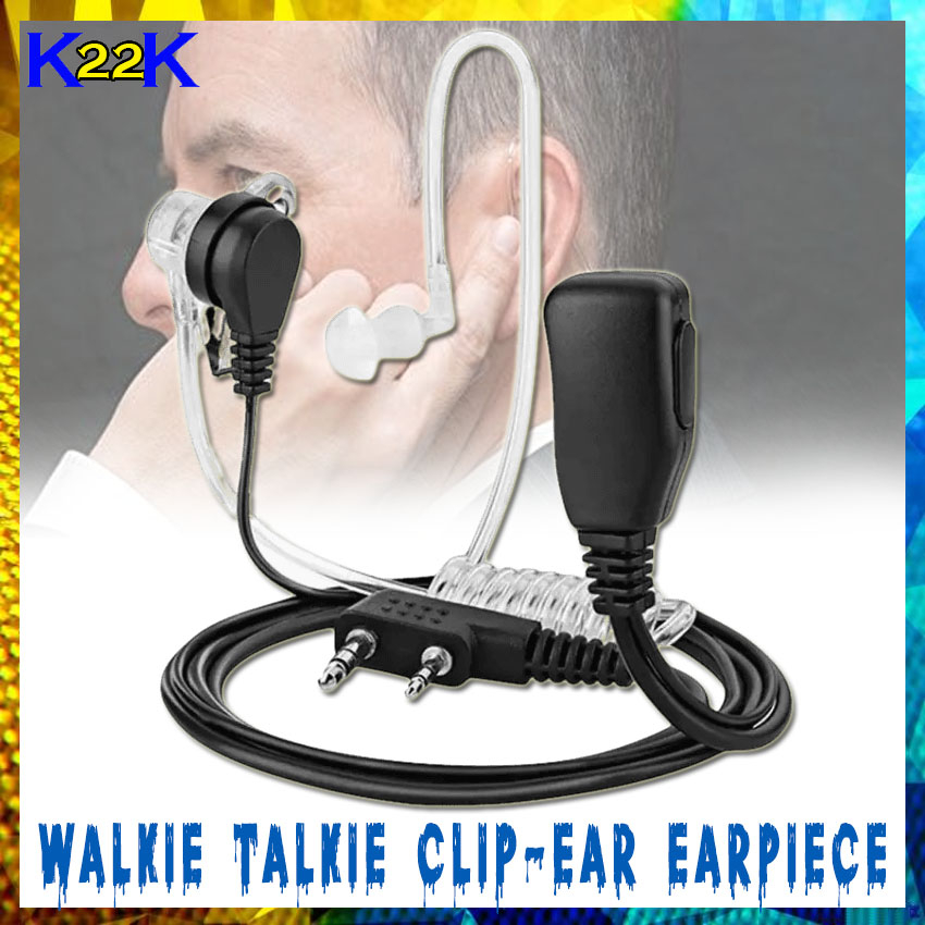 ClipEar Earpiece Earphone with Mic for Interphones Shopee Philippines