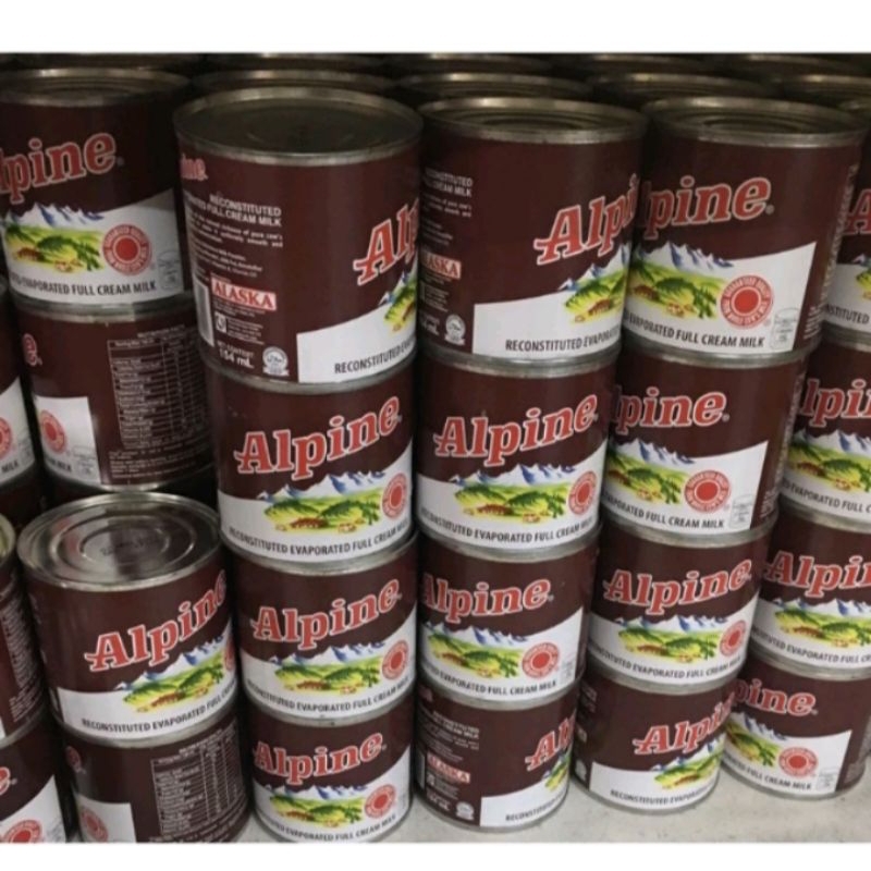Alpine Evaporated milk 140 ml Shopee Philippines