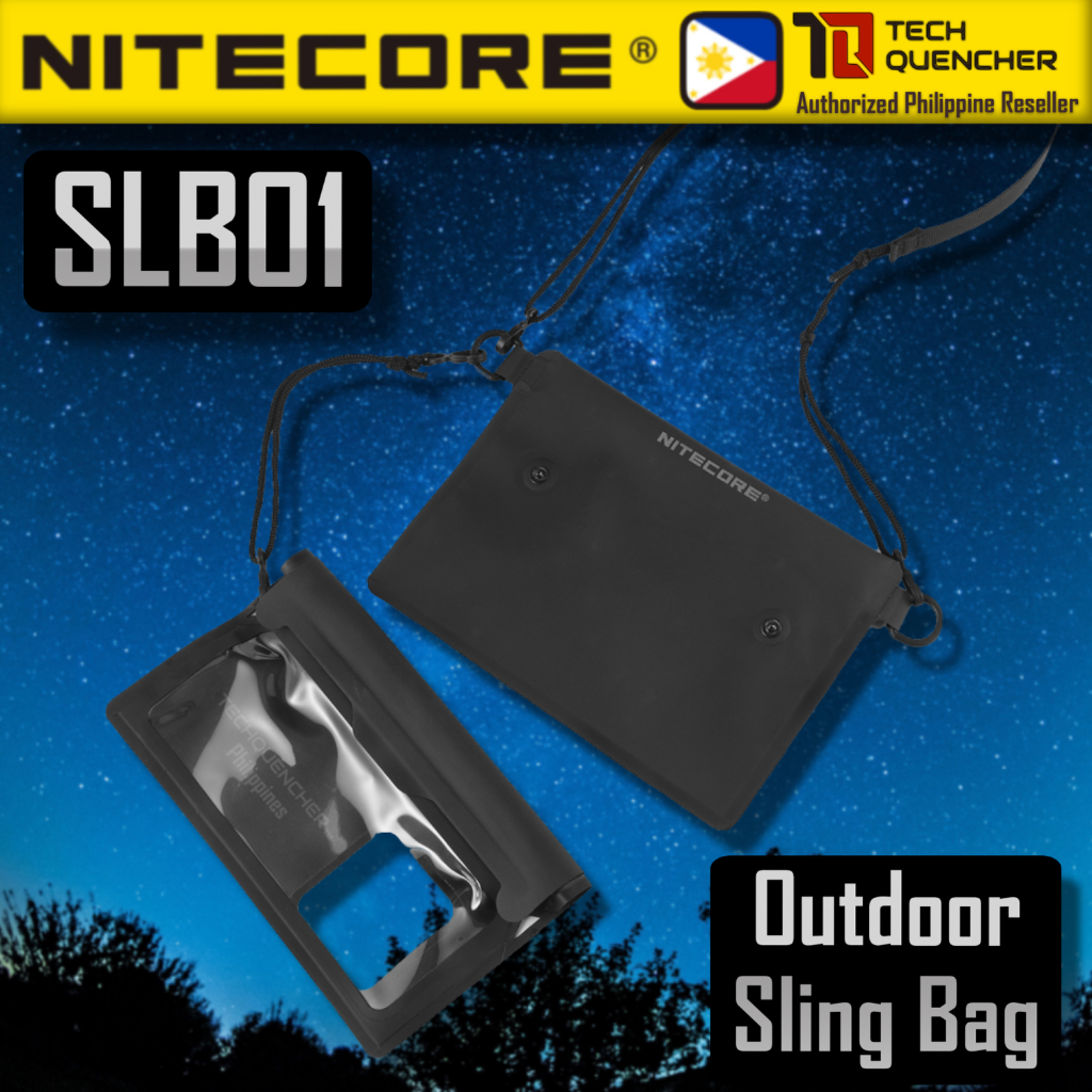 Nitecore Slb01 Outdoor Sling Bag 1l Triple Seal Waterproof Clear Window Water Resist