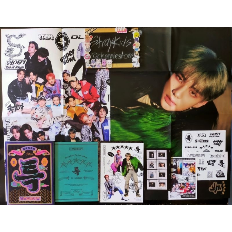 [ON HAND] OFFICIAL Stray Kids 5Star UNSEALED LIMITED FIRST PRESS Album Hyunjin I.N Lee Know SKZ