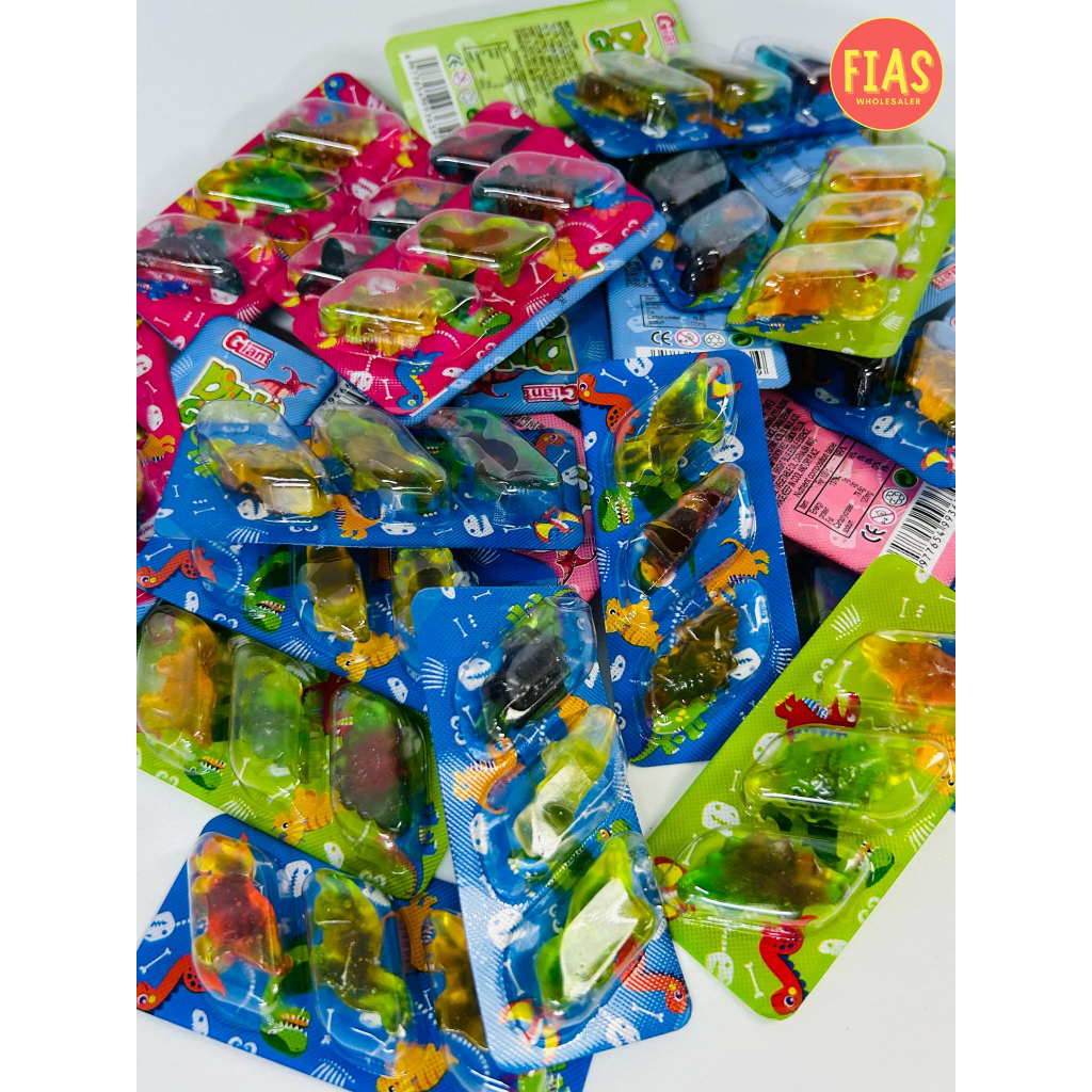 30 Pieces Giant Dino Gummy Candies | Shopee Philippines