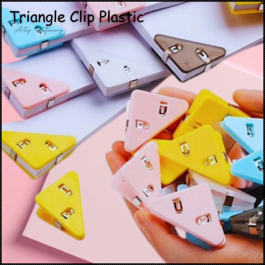 Edge Triangle Corner Clip Plastic Binding File Office Supplies For ...