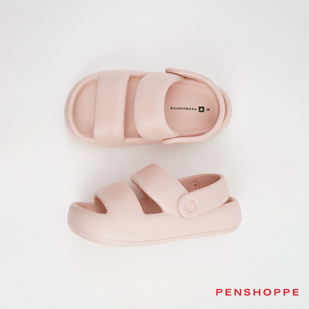 Chunky Rubber Clogs With Back Strap For Women (Off White