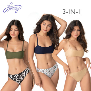 MSE BRA | RUFFA | TANISHA | SARNIA | NARELLA NON-WIRE SOFT CUP | 3-IN-1 PACK