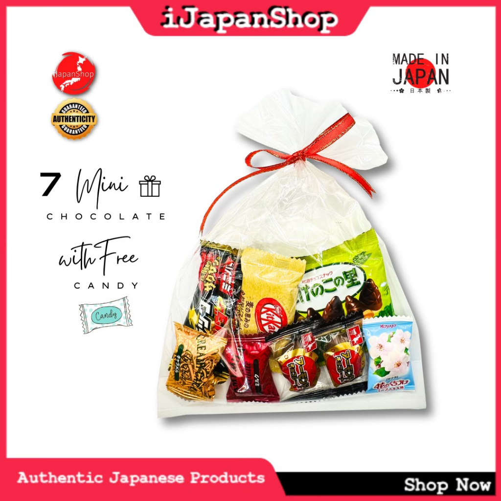 Assorted Mini Chocolate Japan Chocolates with Free Candy Shopee