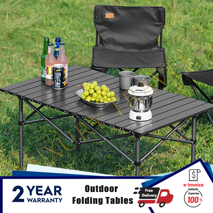 Outdoor folding table outdoor camping folding table BBQ folding table ...