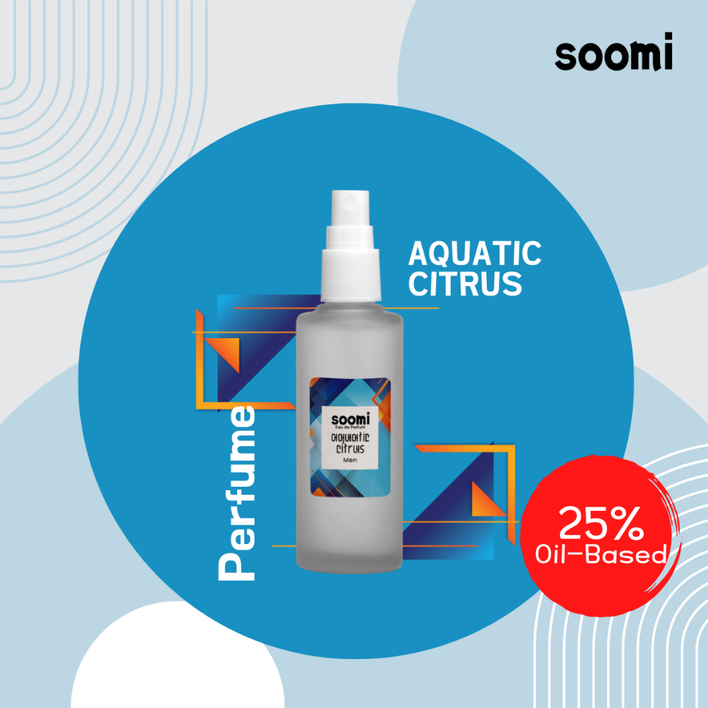 Aquatic Citrus Soomi Eau de Parfum OilRich Long Lasting Perfume for Men Shopee Philippines