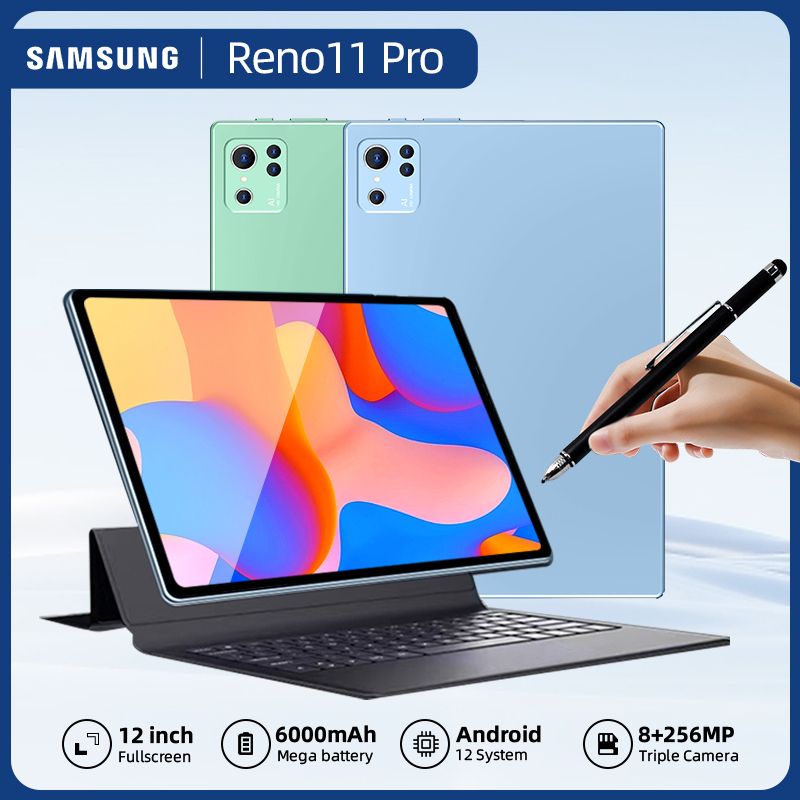 Samsung Tab Reno11 Pro Original Tablets 12 Inch 8GB + 128GB Android