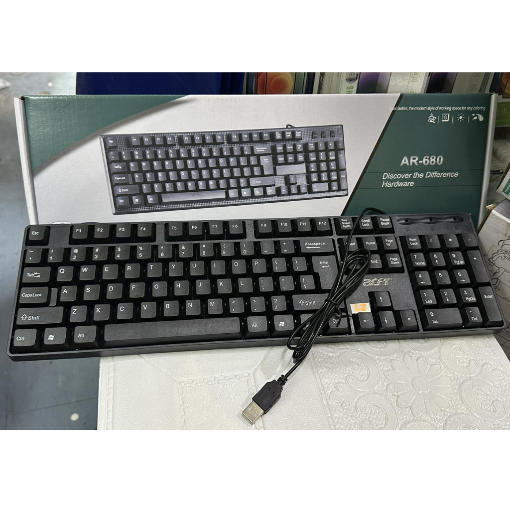 AR-680 Acer Wired USB Keyboard Gaming Keyboard | Shopee Philippines