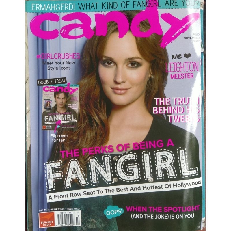 candy Magazine - November 2012 Ian Somerhalder & Leighton Meester ...