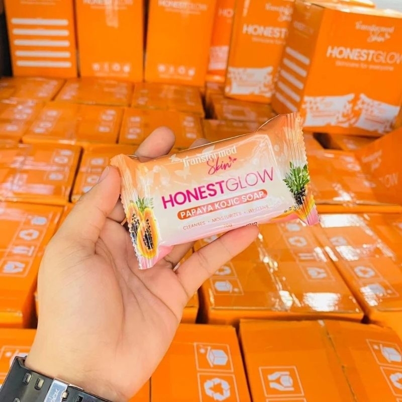 Honest Glow Kojic Papaya Soap Acne Control Treats Dark spots Acne Treatment Proven Effective