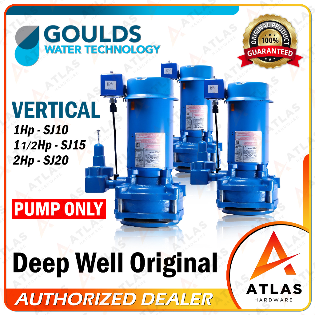 Goulds Vertical Deep Well 1hp, 1 1/2hp, 2hp ORIGINAL Shopee Philippines