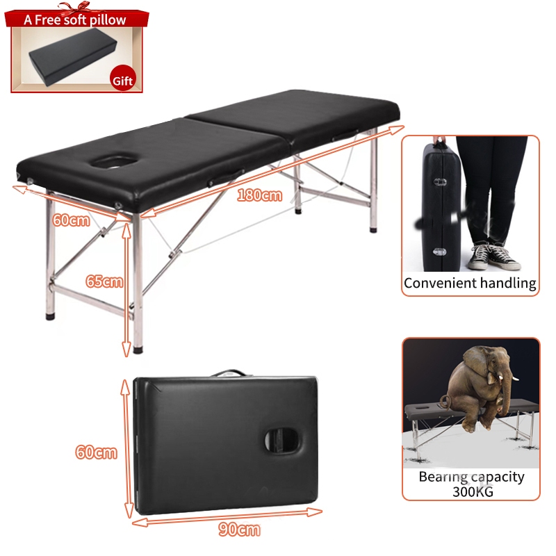 Folding beauty bed massage bed acupuncture bed massage bed spa bed