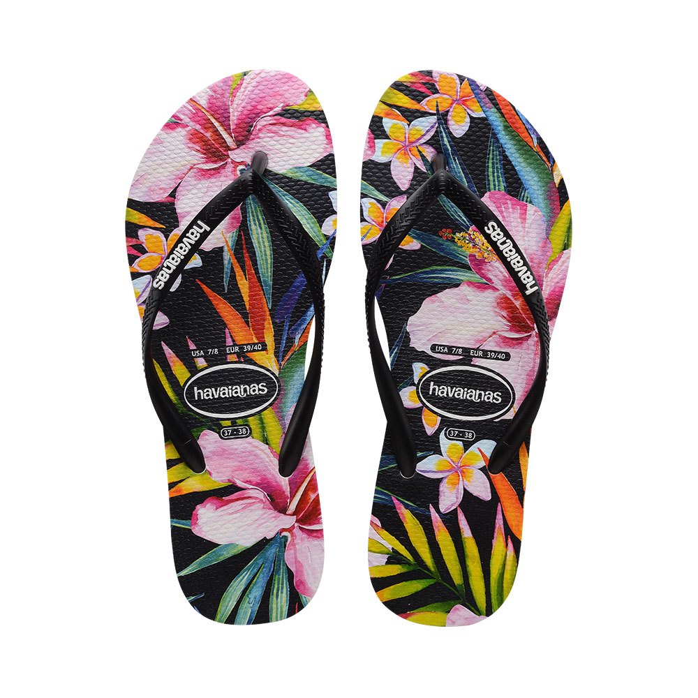 Havaianas Square Toe Palm Tree - Black