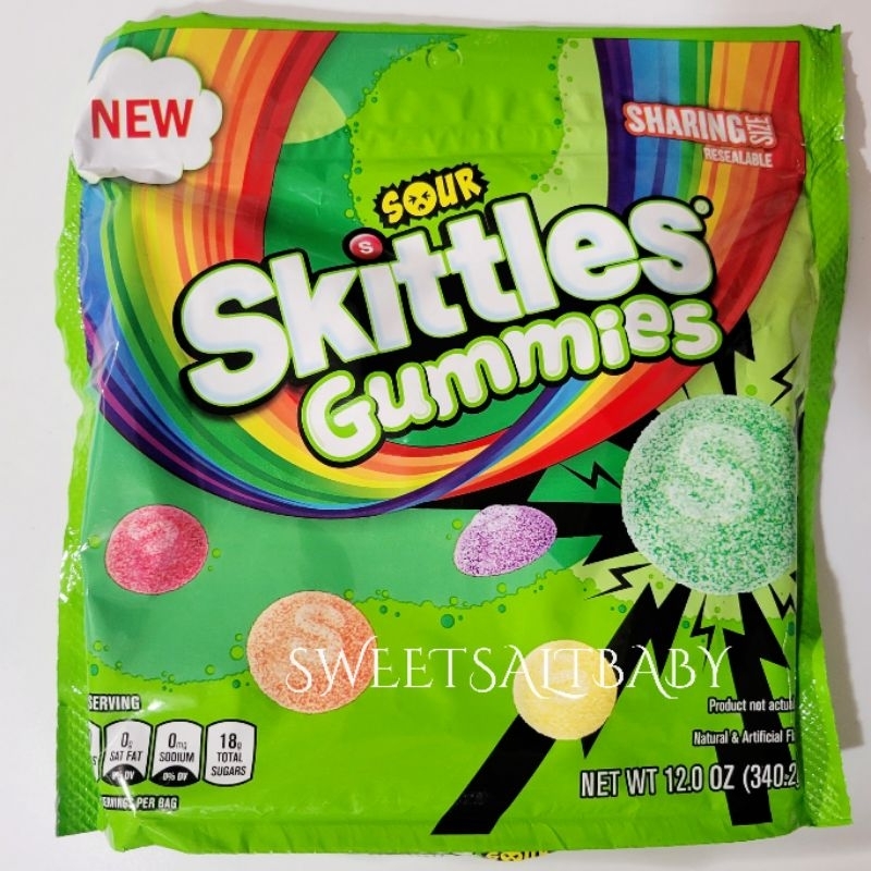 Sour Skittles Gummies (340.2 g) Shopee Philippines