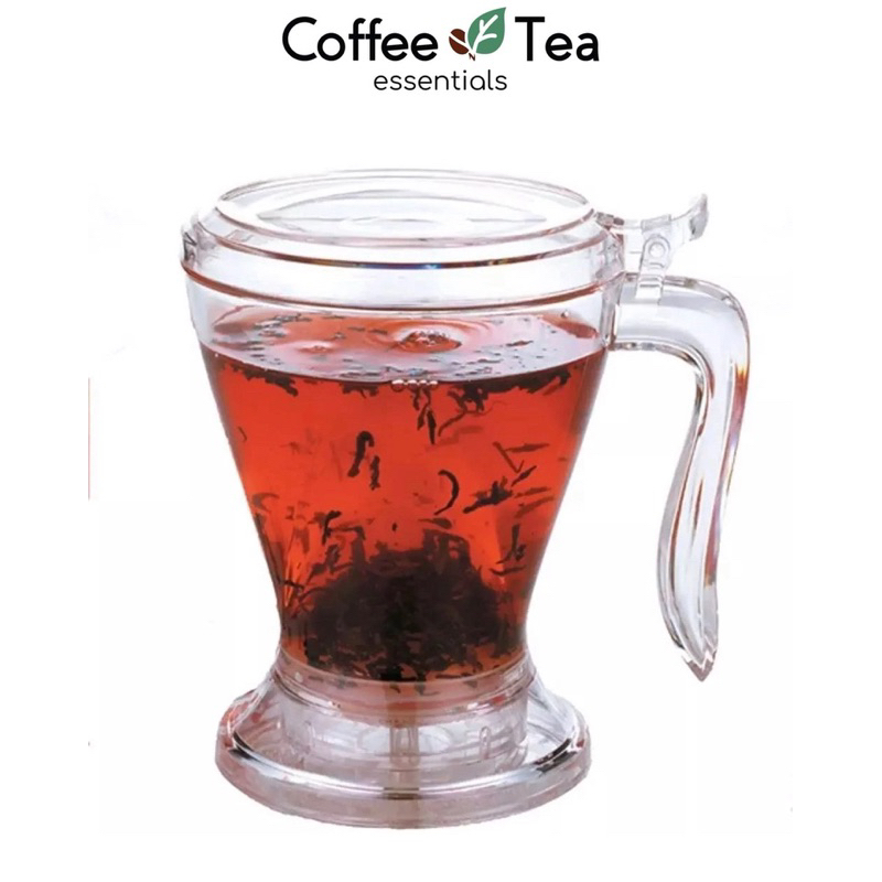 Coffee N Tea Essentials Plastic Teapot Maker Infuser Bottom Dispenser