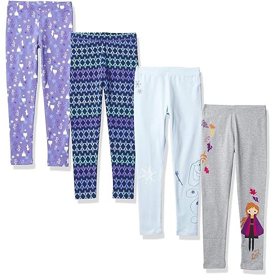 Amazon Spotted Zebra Disney Frozen Leggings 4Pack Shopee Philippines
