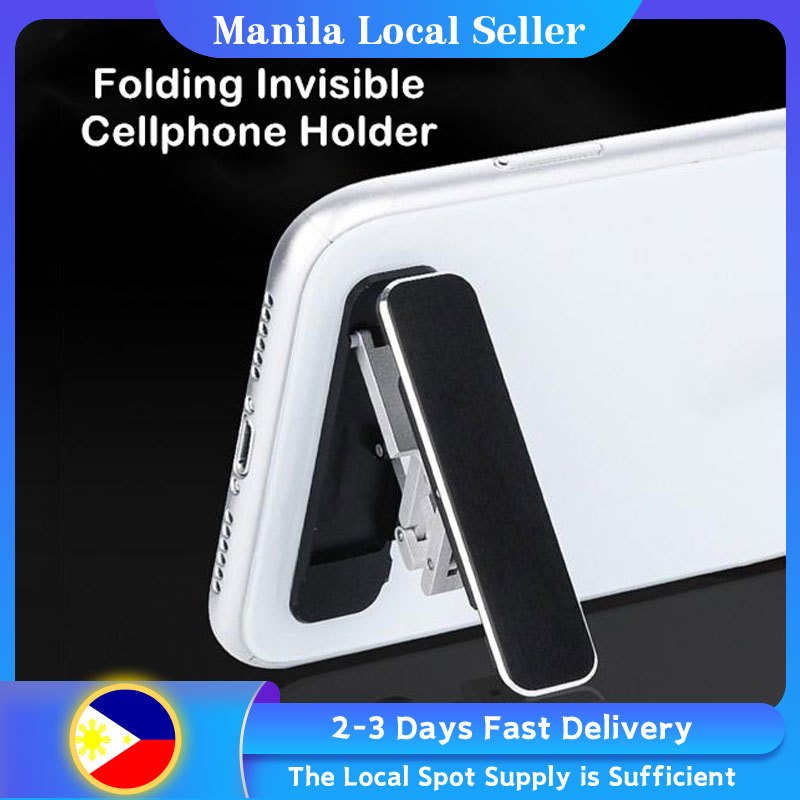Aluminum Metal Phone Holder Universal Mini Portable Holder Stand Folding  Mobile Phone Stand