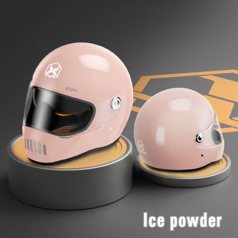 AXK 901 Double Miorr Motorcycle Full Face Helmet With ICC Sticker ...