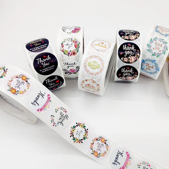 Thank you Appreciation Label Sticker 1 INCH 500 PCS./Roll (SSC550 ...