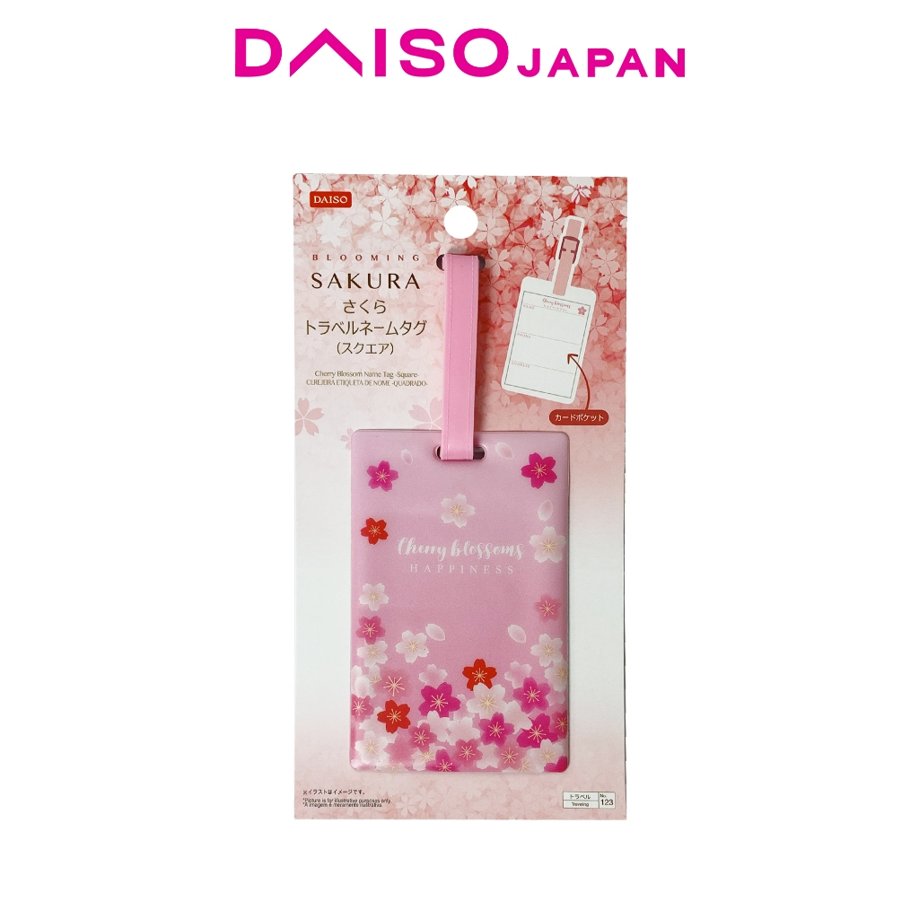 Daiso Cherry Blossom Name Tag Shopee Philippines