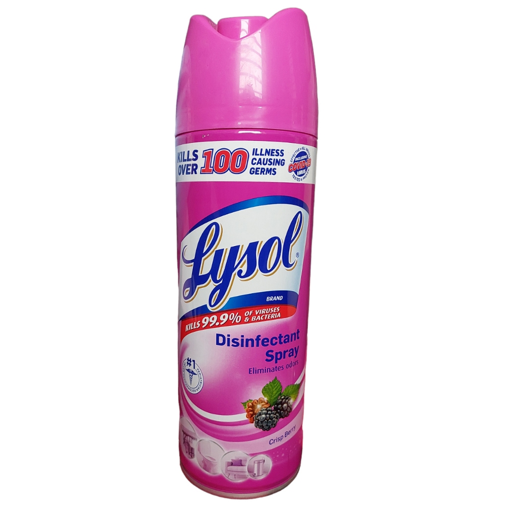 Cod Lysol Crisp Berry Scent Disinfectant Spray 454ml 340 Grams Shopee Philippines 7278