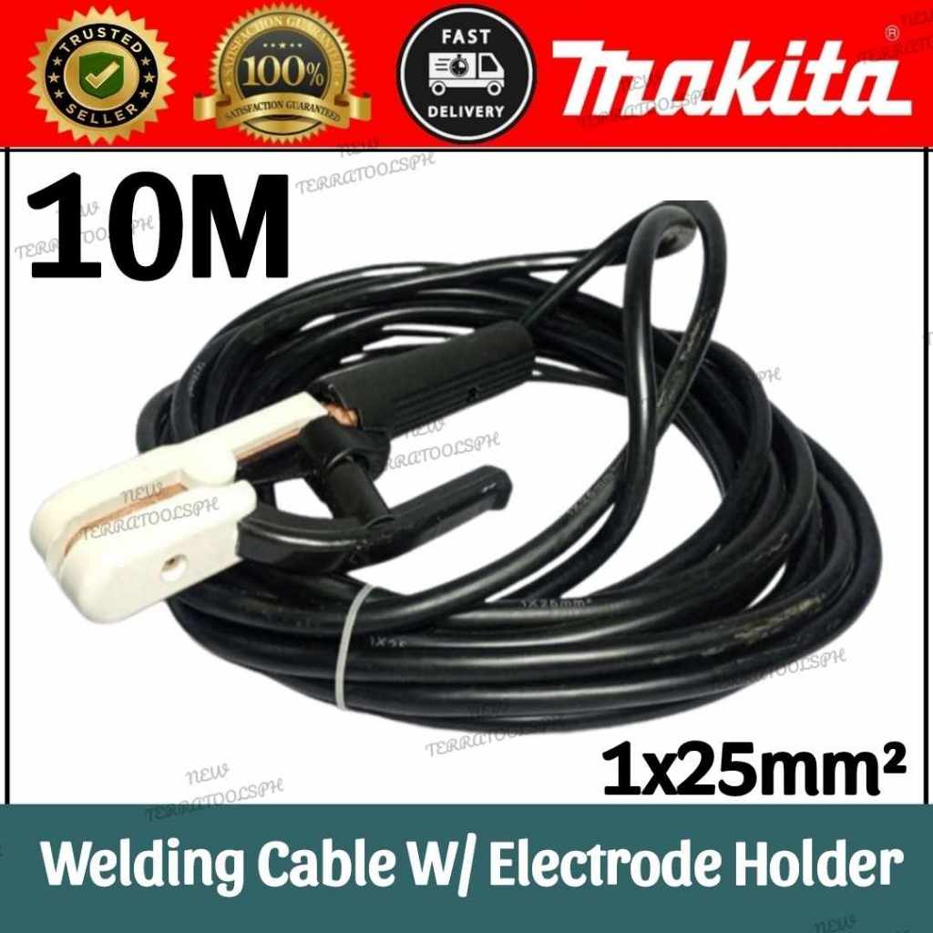 Welding cable 10 mm² red (per 100 meter) - AB Marine service