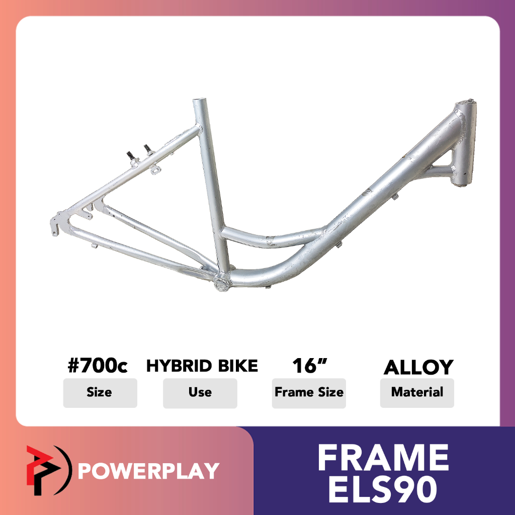 Bicycle Frame 700c Hybrid Bike Frame Alloy Model ELS90 Frame Only