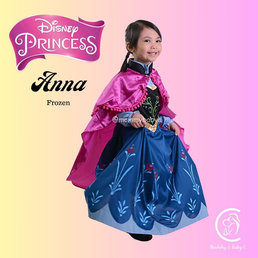 Frozen Anna Girl Costume Set Shopee Philippines