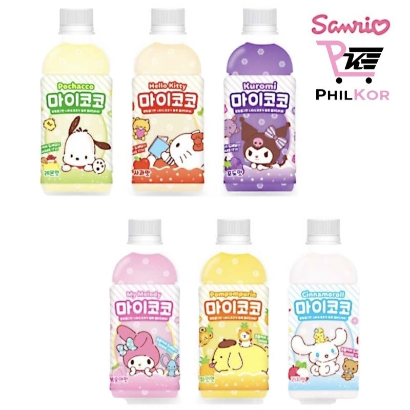 Sanrio Mycoco Kuromi With Nata De Coco 340ml 