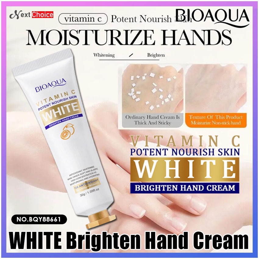 BIOAQUA Vitamin C WHITE Hand Cream Brightening Whitening Antidry Hand