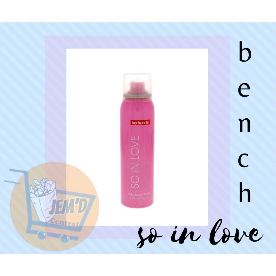 Bench So In Love Deo Body Spray 50ml Shopee Philippines