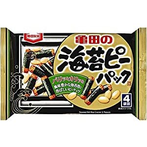 Kameda Seaweed Roll Rice Cracker & Peanuts 4pcs main image 1