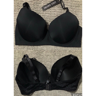 Gigi Amore Black Non-Wire Soft Cup Bra for Plus Size comfy bra