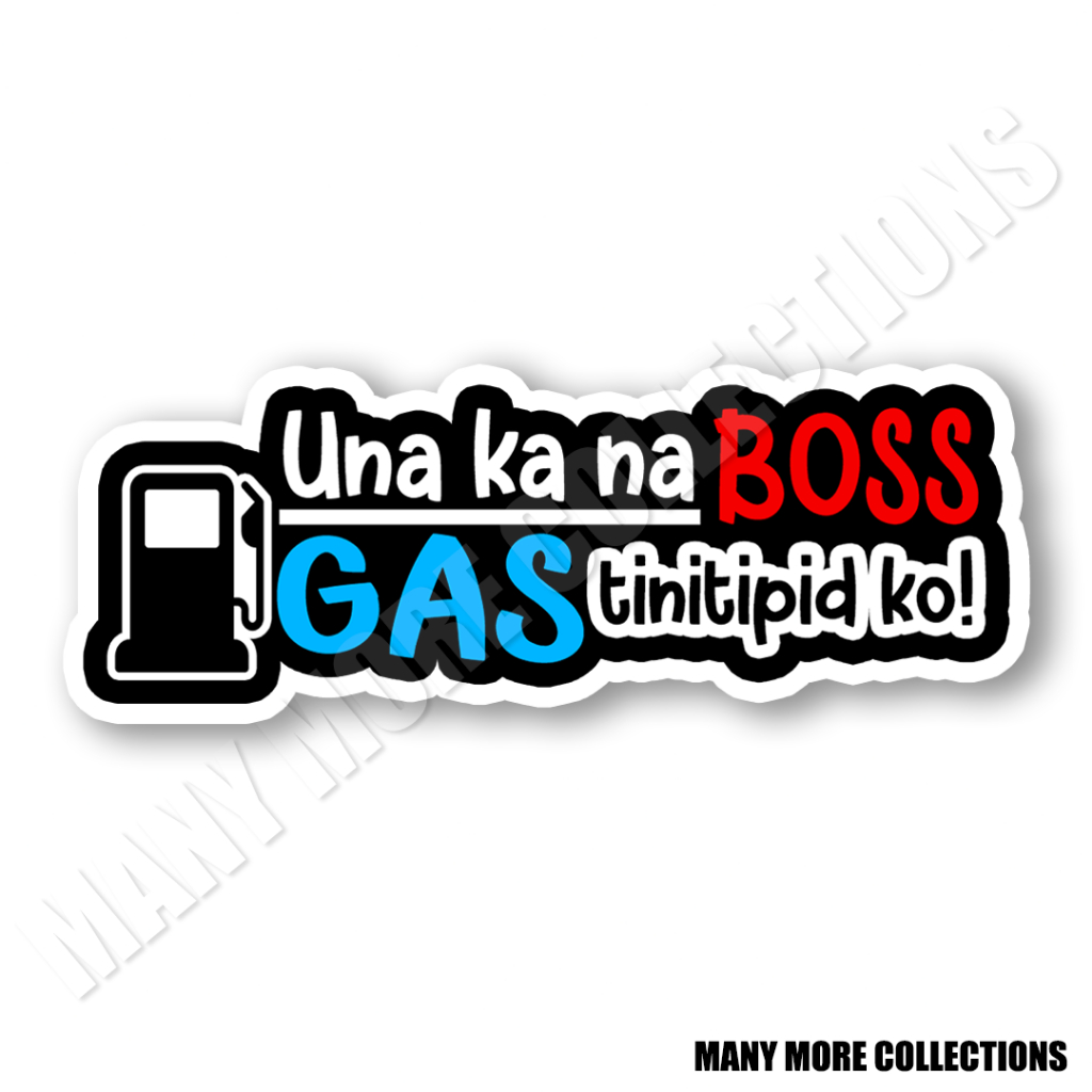 Una Kana Boss Waterproof Vinyl Sticker Trending Stickers for Car