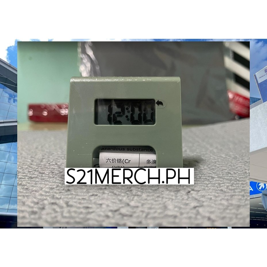 IKEA Authentic KUPONG Alarm clock, green, 4x6 cm Shopee Philippines