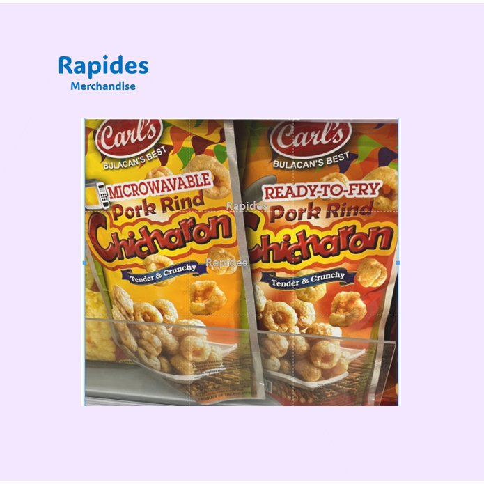 Carl's Microwavable/ Ready to Fry Pork Rind Chicharon 75g Rapides