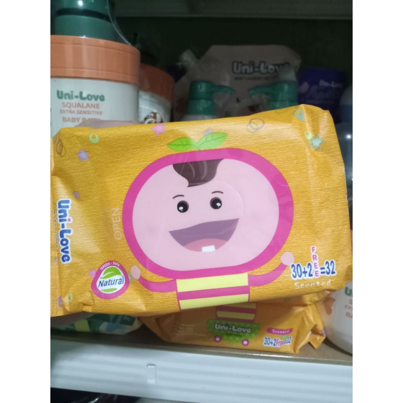 Unilove Baby Wipes 30's+2 Sheets Shopee Philippines
