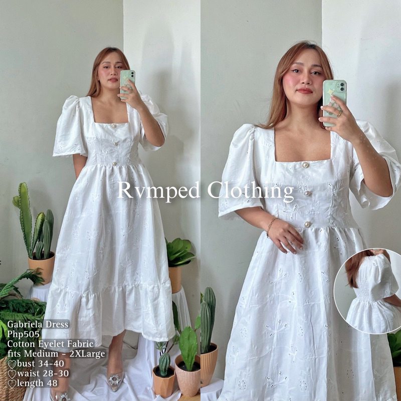 RVMPED Gabriela Filipiniana Dress | Shopee Philippines