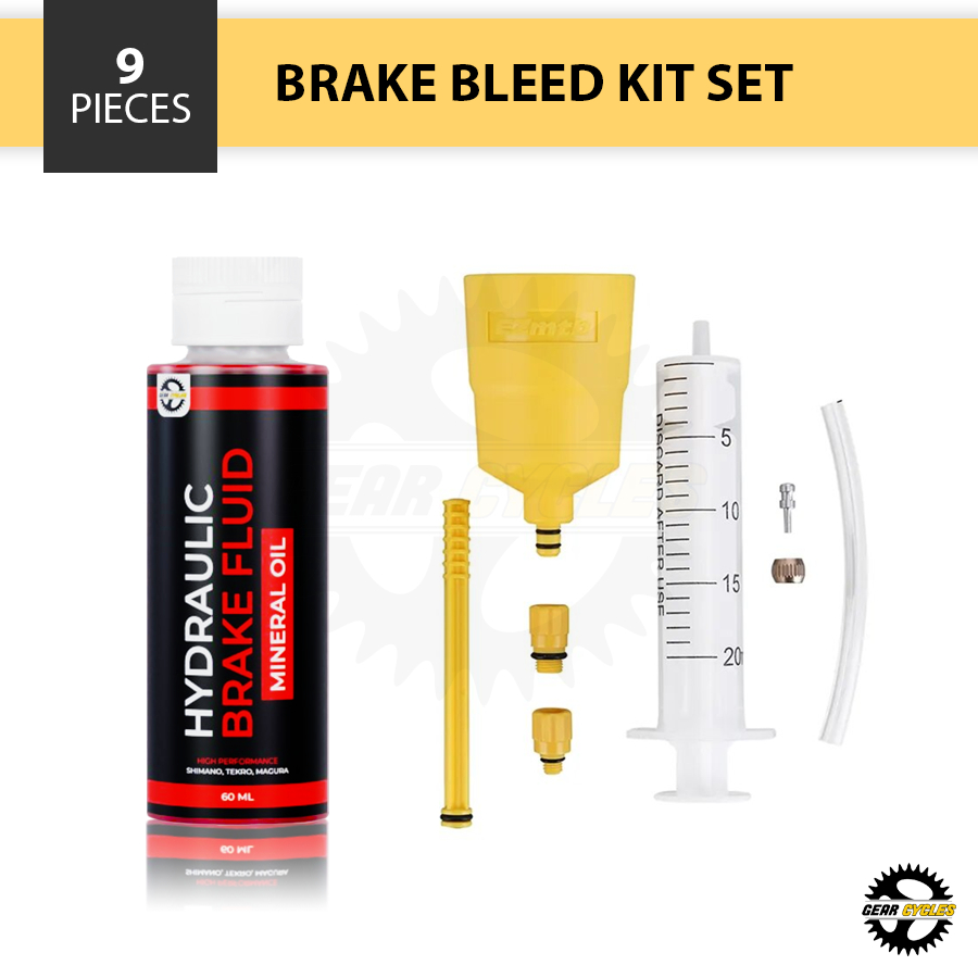 (SET) Gear Cycles Hydraulic Brake Fluid Mineral Oil 60ML Hydraulic Disc