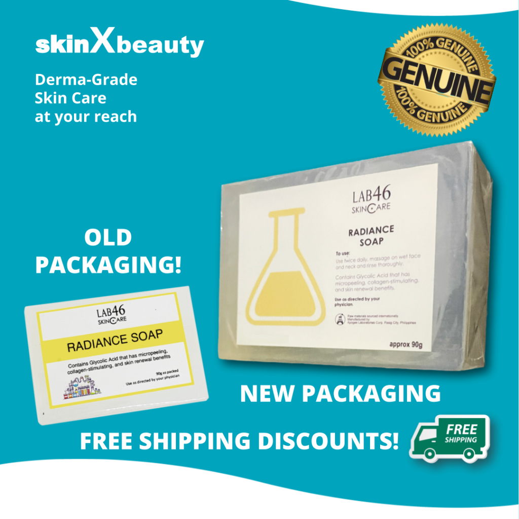 LAB46 LAB 46 Radiance Soap DERMAGRADE ONHAND AUTHENTIC Micropeeling