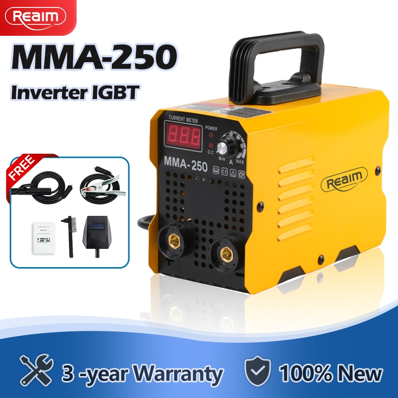 REAIM Welding Machine MMA250/300/400/500 Portable IGBT Inverter MMA
