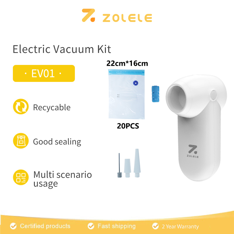 ZOLELE EV01 Multifunctional Electric Pump Portable Vacuum Inflate