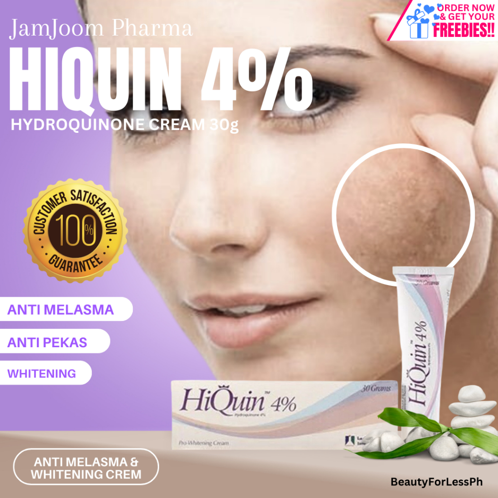 Hiquin Hydroquinone Pro Whitening 4 Cream 30grams Shopee Philippines